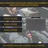 Dasbecan Gray Rear Seat Cup Holder Console Box Assembly Compatible with 2006-2012 Nissan Pathfinder 2006- Nissan Frontier 2006-2015 Nissan Xterra