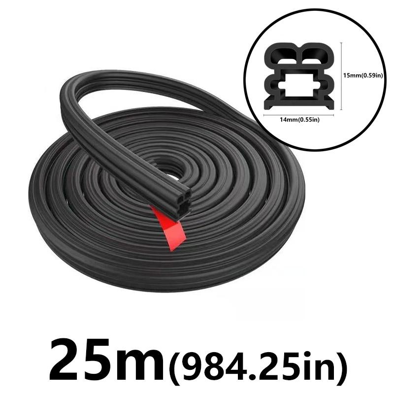 Уплотнительная лента для двери багажника автомобиля, универсальная пыле- и шумоизоляционная уплотнительная лента, двухслойная резиновая лента для дверей автомобиля