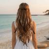 Vibrant Orange Plumage Tribal Hair Extension Feather Hair Accessories  Travel Photography Prop