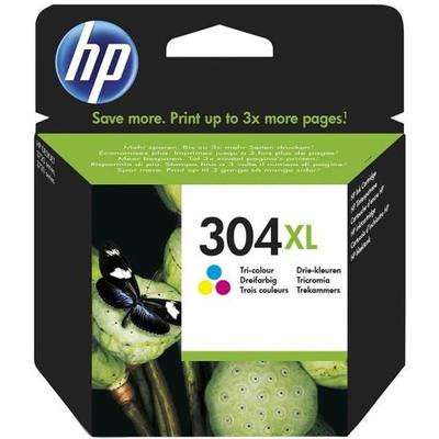 HP Оригинальный трехцветный картридж 304XL (N9K07AE) для HP DeskJet 2620/2630/3720/3730