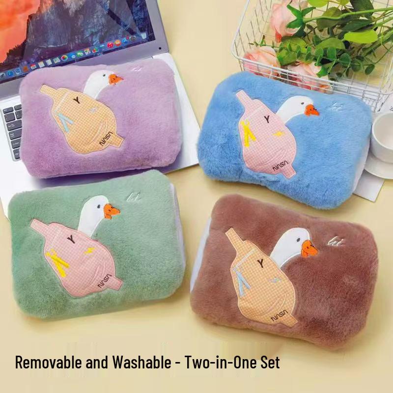 Автоматическая электрическая плюшевая мультяшная грелка для рук с безопасным отключением