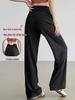 Женские осенние прямые йога-штаны для похудения: Повседневные, Свободные, Большого размера, Брюки для фитнеса и бега