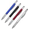 6in1 Multifunction Tool Ballpoint Pen Screwdriver Ruler Spirit Level Creative Stationery Gift Touch Screen Stylus Design Capacitive Pen
