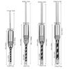 4pcs Square Hole Design Mortising Chisel Set 6.4/8/9.5/12.7mm Wood Drilling Hand Tools  For Wood
