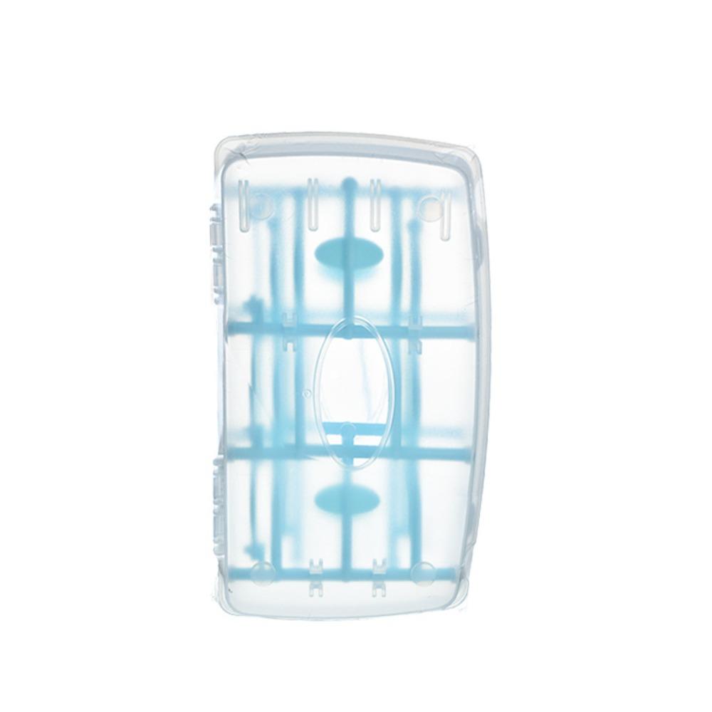 Collapsible Travel Bottle Drying Rack with Cover Portable Bottle Dryer Holder Foldable Box Dustproof Baby Bottle Drying Rack