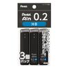 Pentel Sharp Grid Pentel Ein 0,2 мм HB 3 шт. XC282HB-3P