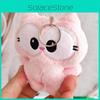 Pink Garfield Plush Keychain With Pp Cotton Filling Perfect For Collectors And Gifts