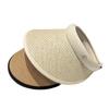 Large Eaves Beach Hat Sun Protection Empty Top Hat Sweet Straw Hat