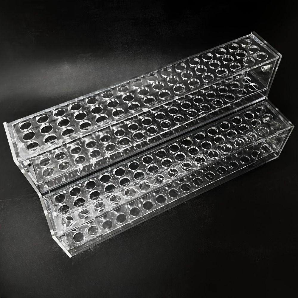 Acrylic Mark Pen Holder Transparent Makeup Brush Holder Stationery Display Shelf  Office/School