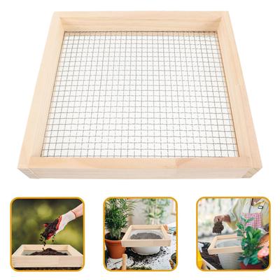 Садовое сито, просеиватель для древесных пород почвы, просеиватель для камней, компактный, легкий, портативный, садовый инструмент для просеивания камней