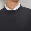 Qipai Men's Mock Neck Wool Blend Sweater