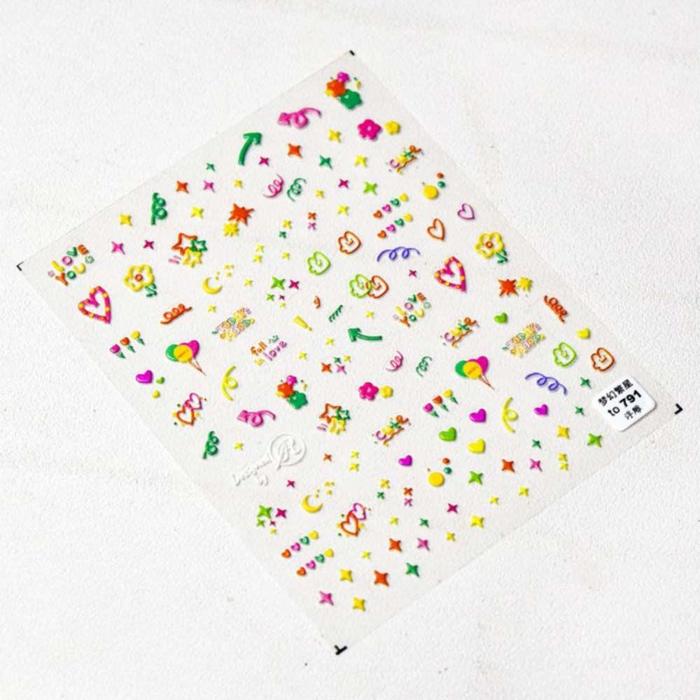 Decal Bunny Adhesive Earth Manicure Accessories Nail Art Sticker DIY Nail Art Nail Art Decoration