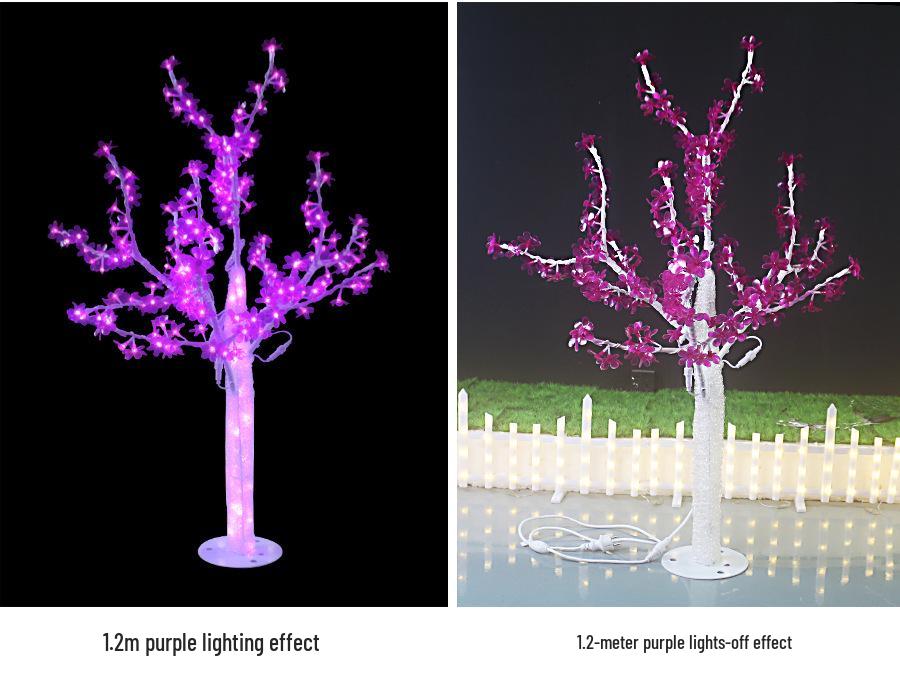 Rainproof LED Festival Landscape Lamp: 1.2m-2.5m Crystal Tree for Outdoor Decoration