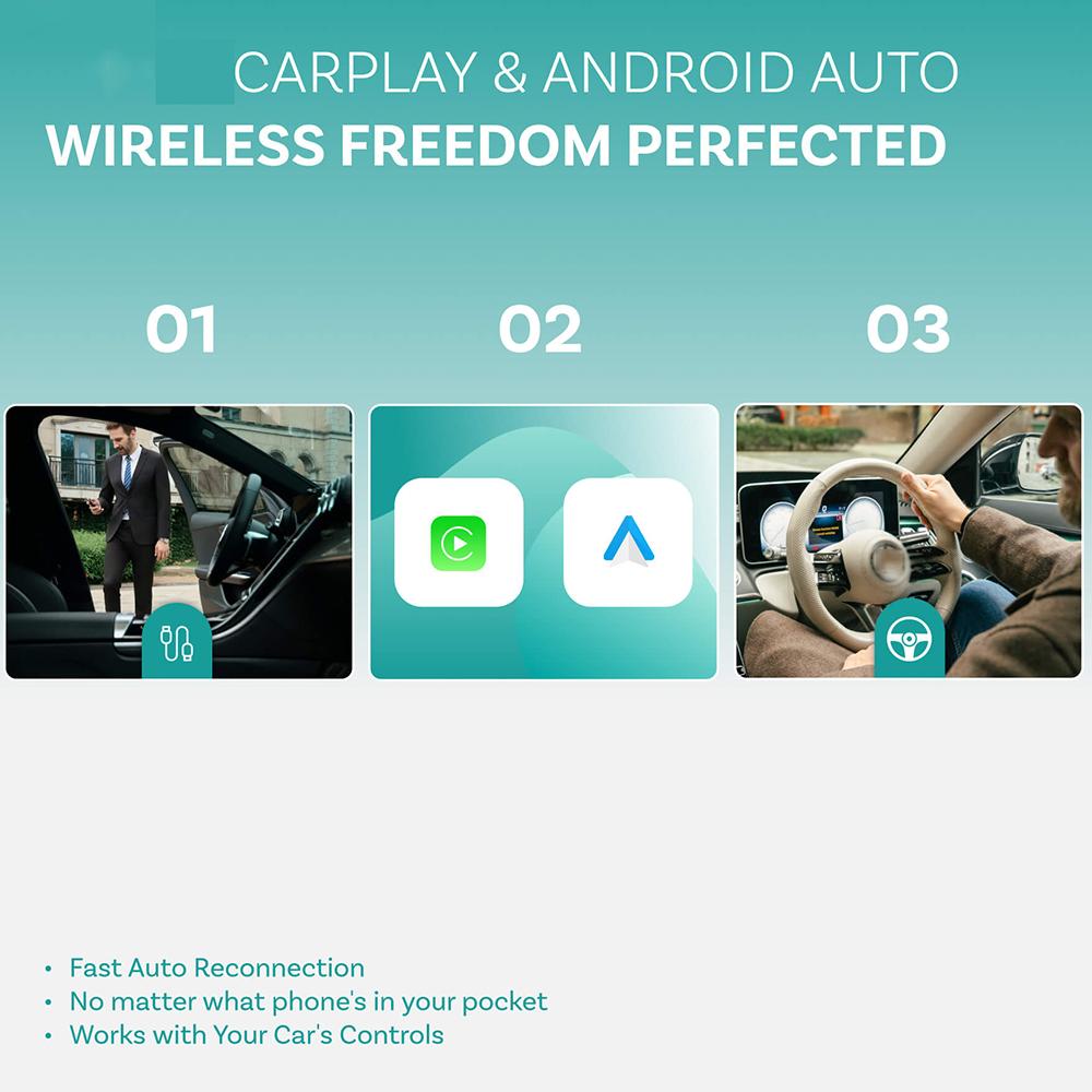 OTTOCAST Беспроводной адаптер CarPlay Android Auto Play2Video Ultra для Youtube Видео Автоаксессуары для Volvo Haval Chevrolet Ford