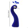 Decorative Peacock Mannequin Head for Flower Display Table Centerpiece