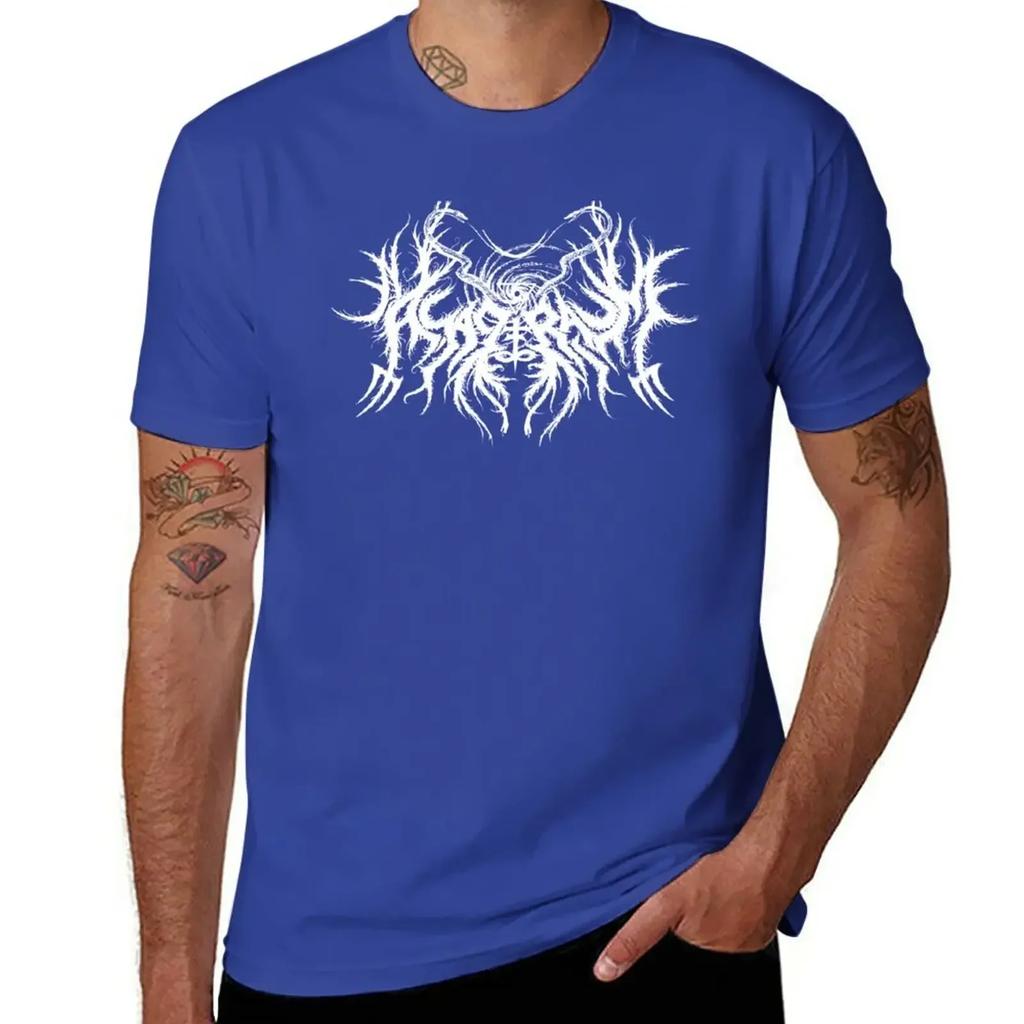 Asagraum Black Metal Band T-Shirt blacks cute tops Blouse Men's clothing