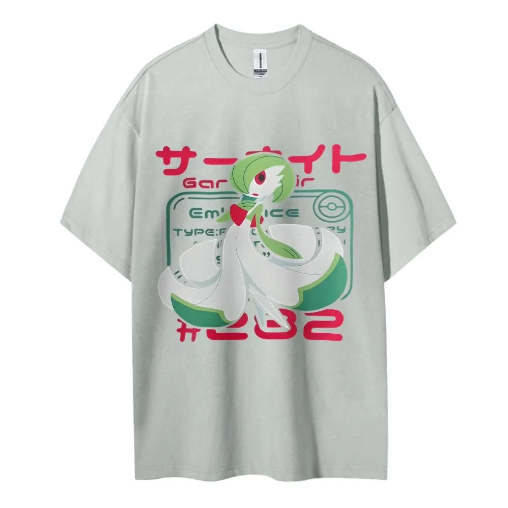 Pokémon Anime Gardevoir Printed T-shirt Summer Men's and Women's T-shirt Trendy Loose Casual Y2K Short Sleeve 2026 Streetwear
