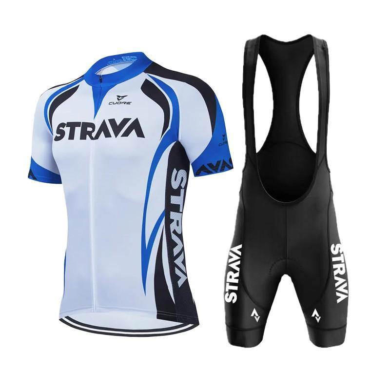 Men Women Cycling Jersey Bib Shorts Set Breathable Quick Dry Bike Apparel Road Mountain Riding