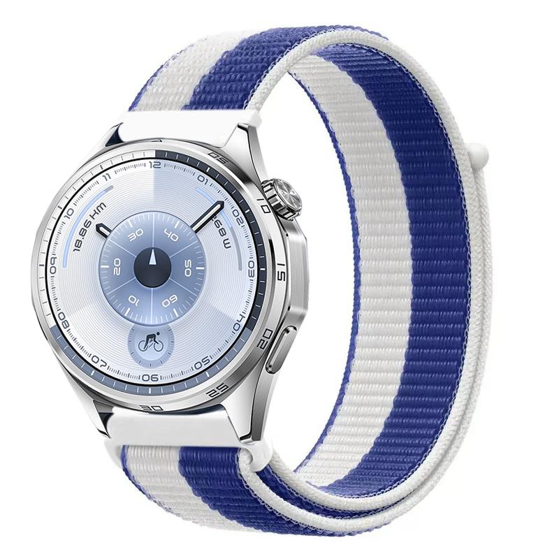 22 мм 20 мм Нейлоновый ремешок для Huawei Watch 5 4 GT6 GT6 Pro GT5-4-3 46 мм Браслет в стиле флага Amazfit Bip 6 Active 2 Balance 2 Correa