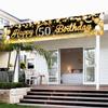 Black Gold Birthday Background 30 40 50 60 Years Birthday Party Decor Adult 30th 40th 50th Birthday Party Supplies Anniversary