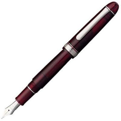Платиновая перьевая ручка #3776 CENTURY Бургундия Родиум EF Перо PNB-18000CR#71-1