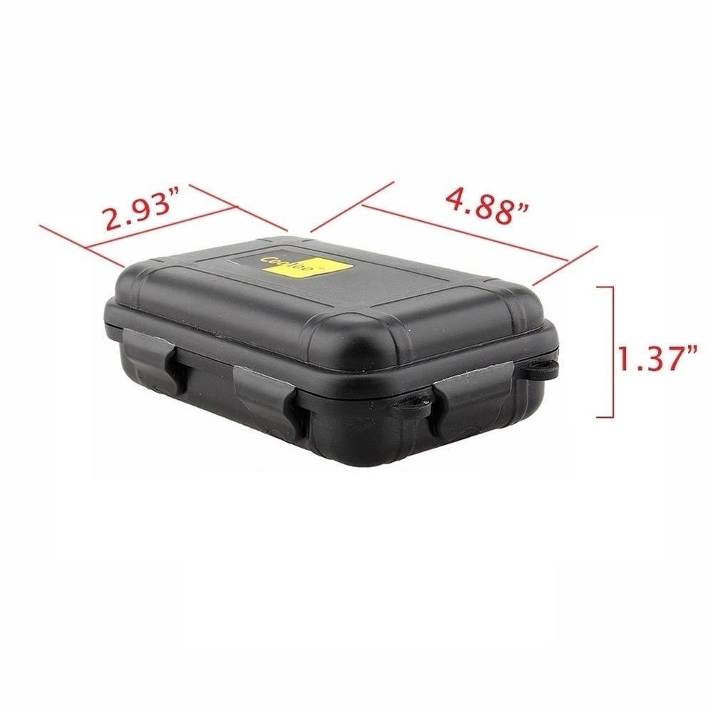 Small Use Large/Small Tactical Gear Tool Case Shockproof Carry Outdoor Waterproof Box Survival Storag
