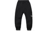 Li Ning Sports Fashion Collection Knitted Sweatpants Women's Black Moderate Straight Fit Pants AKLR174-1