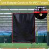 Baseball Backstop with Strike Zone Wear Resistant Simple Installation Batting Cage Backstop Softball Pitching Target