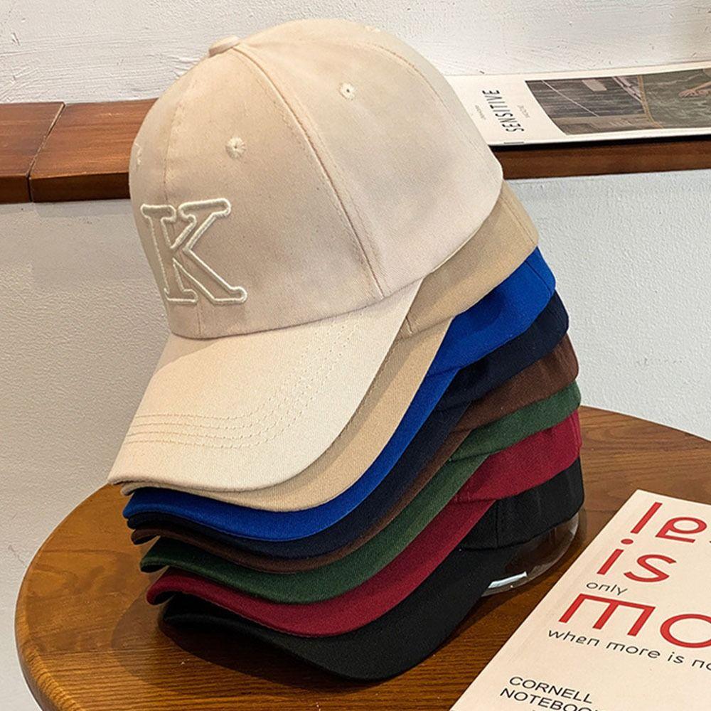 Soft Cotton Sun Visors Hat Adjustable Peaked Cap Fashion Baseball Cap