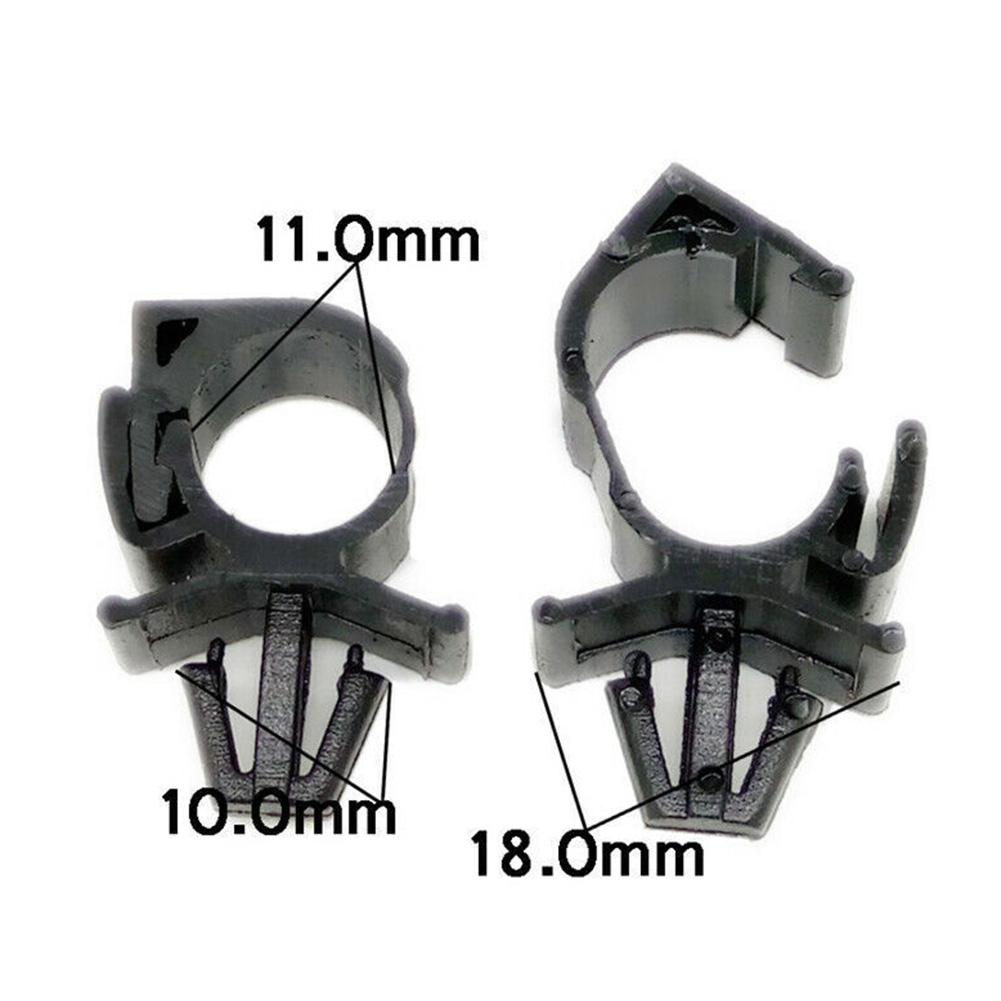 Wiring Fasteners 11mm/0.43inch Black Car Accessories