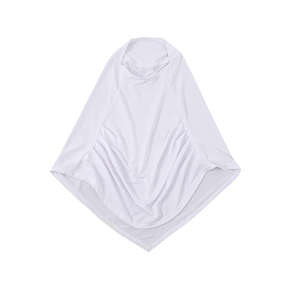 Lightweight Instant Hijab Breathable Full Neck Cover Turban Modest Fashion Sports Headscarf Women