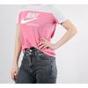 Nike Colorblock Crew Neck Breathable Straight T-Shirt Women Tops Pink AR3795-054