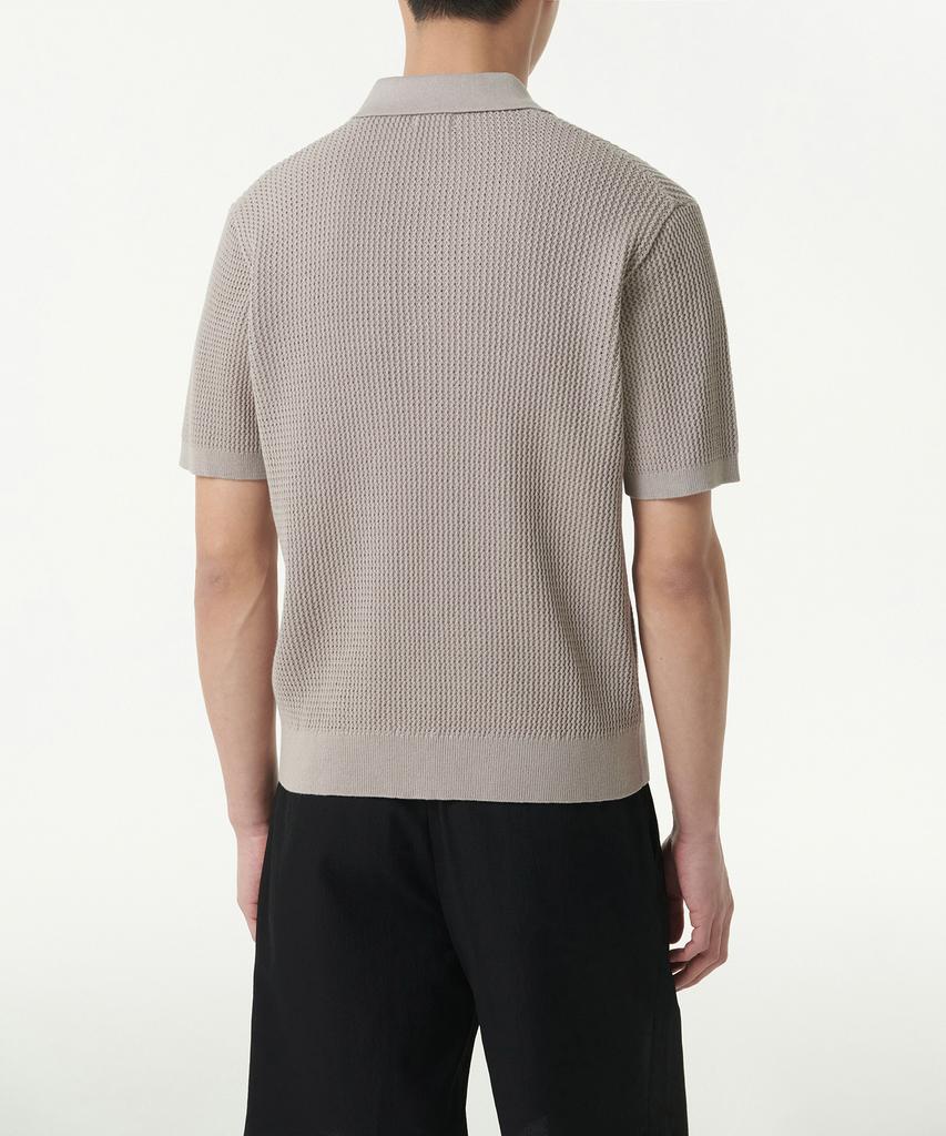 MUSINSA STANDARD Crocheted Knitted Polo Shirt [Mushroom]