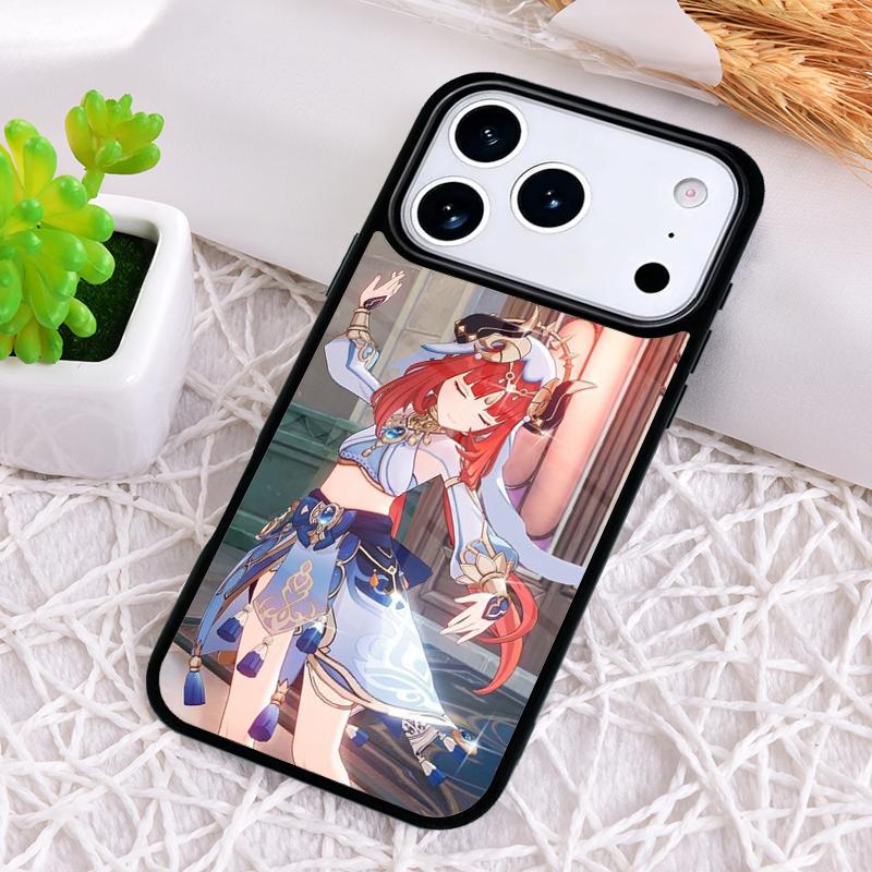 Чехол для телефона Genshin Nilou для iPhone 17 Air 16 15 11 12 14 13 Pro Max Ударопрочный чехол