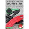 2Pcs ABS plastic Steering Wheel Paddle Shift Extension Cover Carbon Fiber Pattern Black