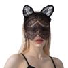 Half Face Mask Lace Masquerade Face Mask Sexy Lace Bunny Ears Headband with Veil Mask Party Mask Prom Mask Mardi Gras Mask