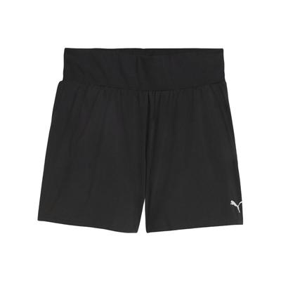 Run Evolve Woven 4" Short Solid Color High Tays Sport Shorts Women Shorts Black 525423-01