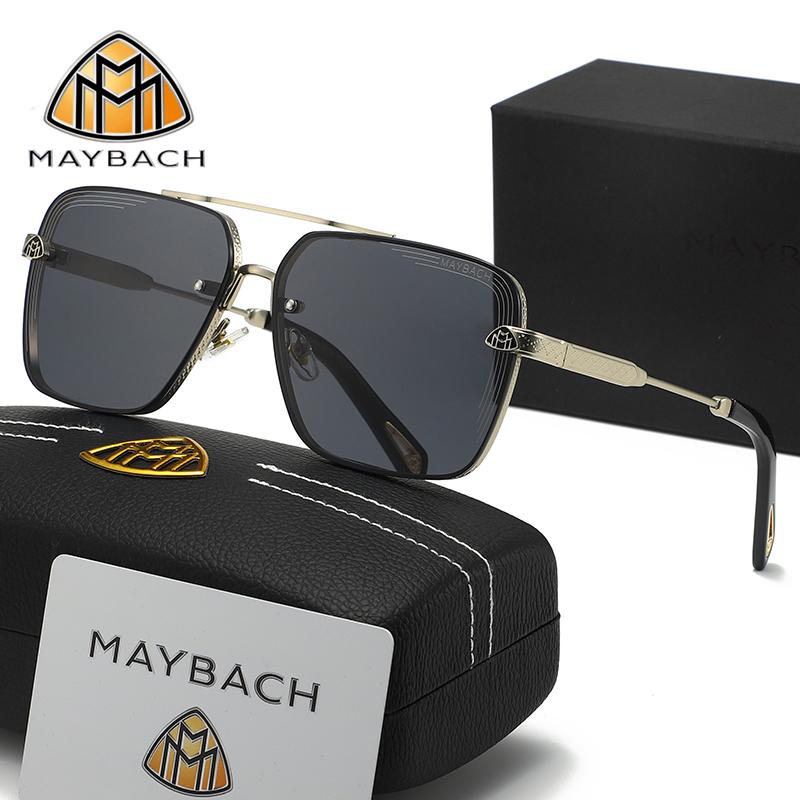 Солнцезащитные очки MAYBACH Защита UV400 Роскошный бренд для мужчин и женщин Классические солнцезащитные очки Высококачественные очки Пилотные очки 754
