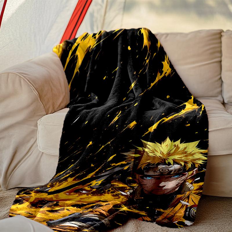 1pc naruto Blanket, Cozy Printed Throw Blanket, A Heartfelt Gift for Your Family and Friends