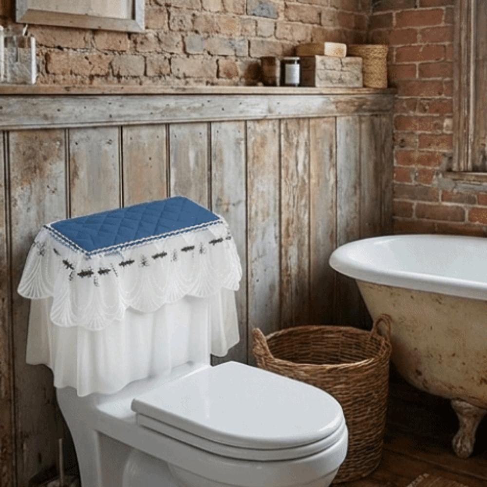 Court Style Toilet Cover Vintage Toilet Closestool Cover Toilet Water Tank Cover Bathroom