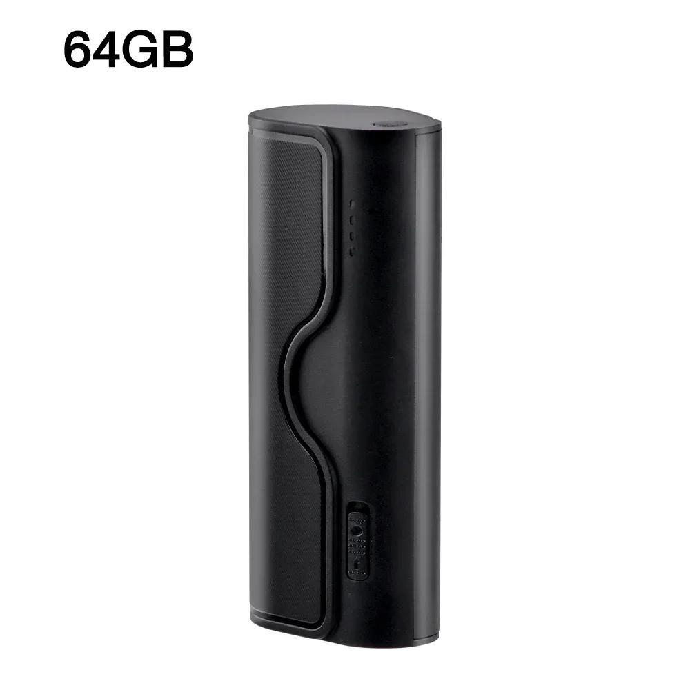 Диктофон с голосовым управлением, мини-USB-ручка, цифровой аудио-голос, 32 ГБ, 64 ГБ, MP3-плеер, запись для лекций, диктофон