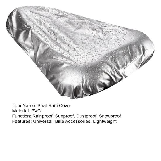 Чехол для сиденья велосипеда, водонепроницаемый, складной, легкий, из ПВХ, для горного велосипеда, для шоссейного велосипеда, защита от пыли, снега и солнца