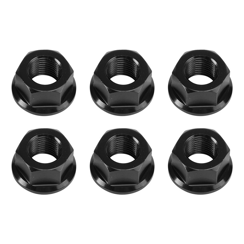 6x Rear Sprocket Nuts M10 X 1 Black For Ducati 1098 1098S 1098R 1198 S 2007-2011