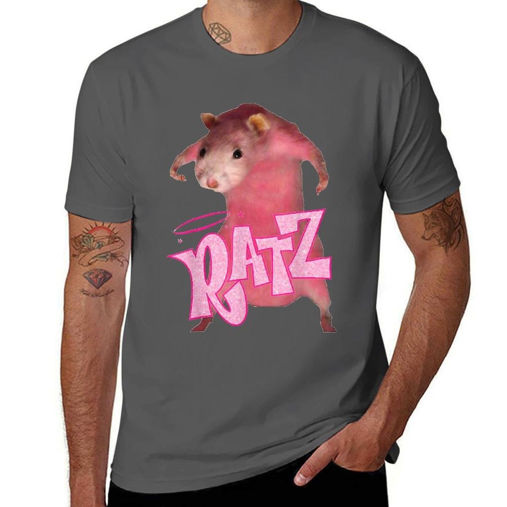 Ratz Pink Meme Tshirt Basic Simple Design Short Sleeve Shirt