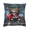 Квадратная наволочка Megadeths Rock Band Декор для дома Подушки с изображением группы Heavy Metal Декоративная подушка для гостиной Двусторонняя печать