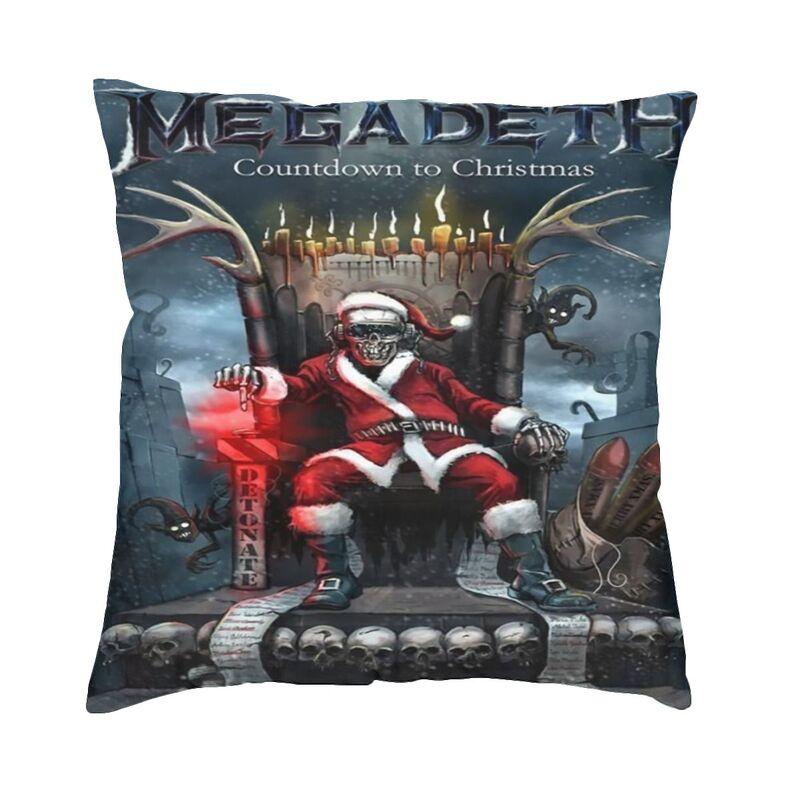 Квадратная наволочка Megadeths Rock Band Декор для дома Подушки с изображением группы Heavy Metal Декоративная подушка для гостиной Двусторонняя печать