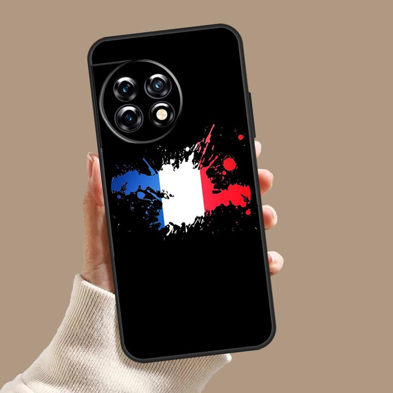 France National Flag Case For OnePlus Nord CE 3 Lite CE4 2 2T N10 N20 N30 OnePlus 12 11 9 10 Pro 8T 10T 12R Cover