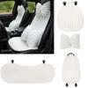 Universal Warm Plush Car Seat Cover Fur Rabbit Hair-like Seat Protector Winter Suit for Most Car Cushion Interior Accessories