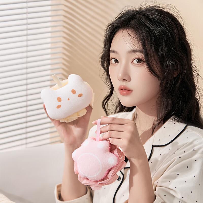 Imakara 2-in-1 Cat Design Bath Scrubber & Flower