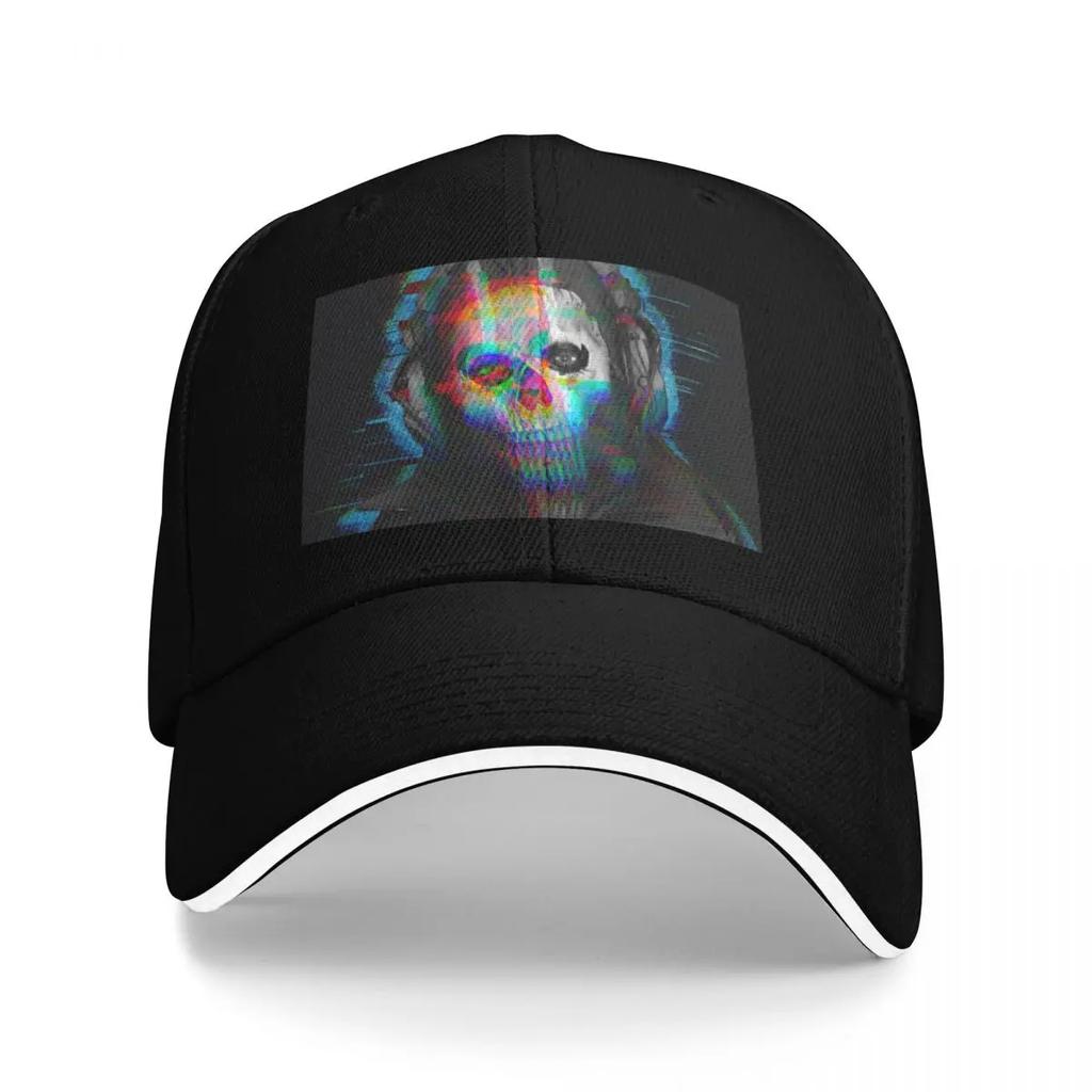 ghost glitch Baseball Cap Rugby sailor cap for men Hat Man Luxury Kids Womens Mens